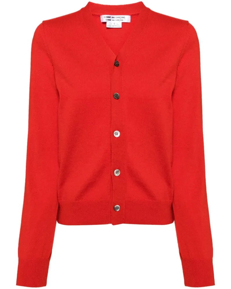 Comme des Garçons Cardigan aus Kaschmir - Rot Rot