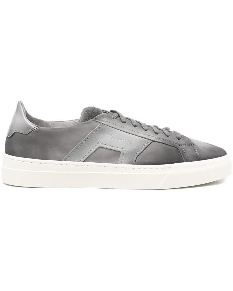 Santoni Sneakers mit Einsätzen - Grau Grau
