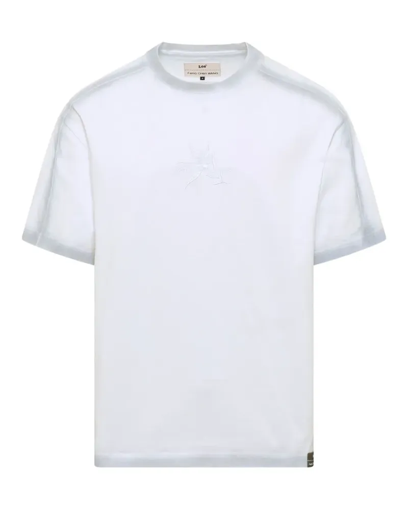 Feng Chen Wang logo-embroidered T-shirt - Weiß Weiß