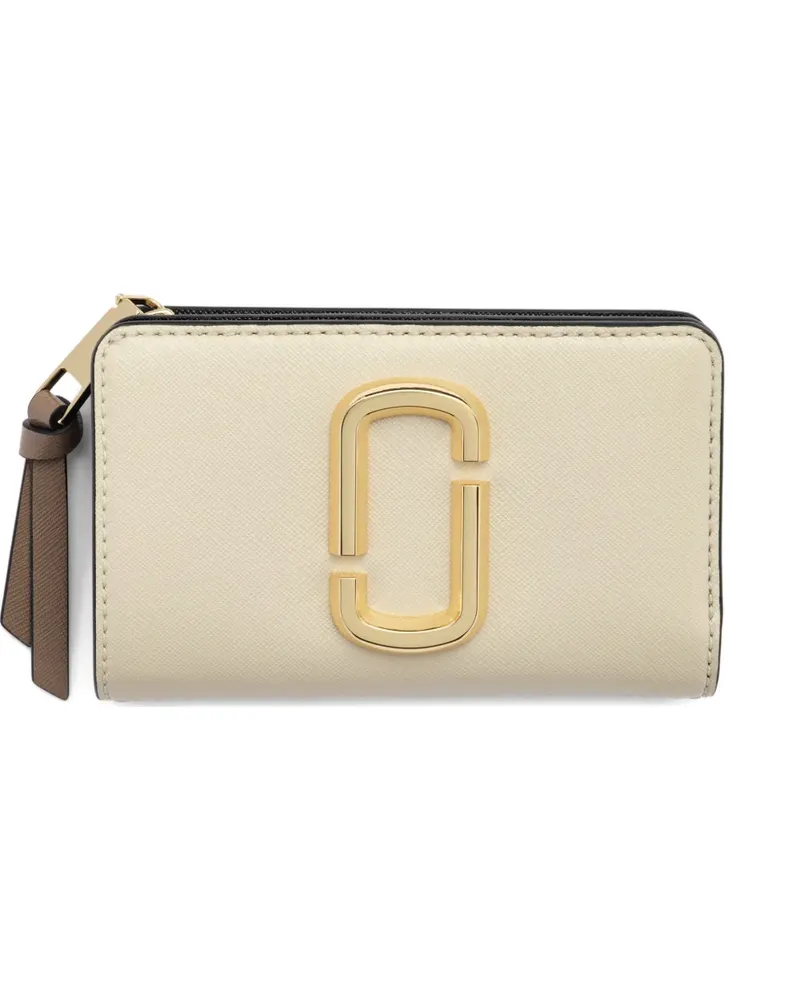 Marc Jacobs The Snapshot J-Marc logo-plaque wallet - Nude Nude