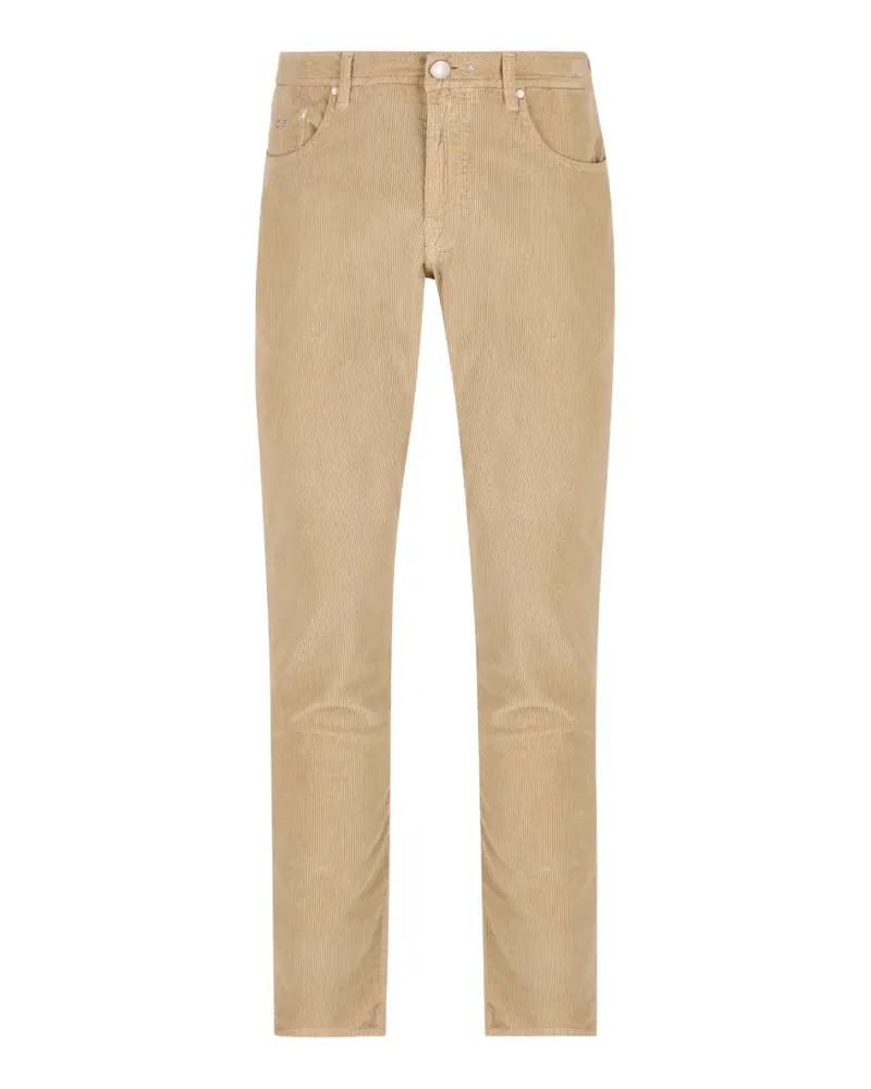 Tramarossa Michelangelo Slim-Fit-Hose aus Cord - Nude Nude