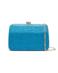 Serpui Celine Bun Clutch Blau