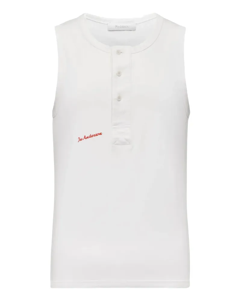 J.W.Anderson Gewebtes Tanktop - Weiß Weiß