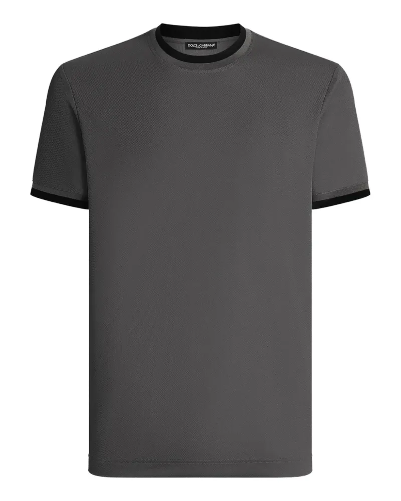 Dolce & Gabbana Kurzärmeliges T-Shirt - Grau Grau