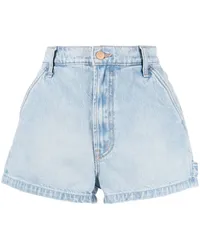 Mother Mittelhohe Jeans-Shorts Blau