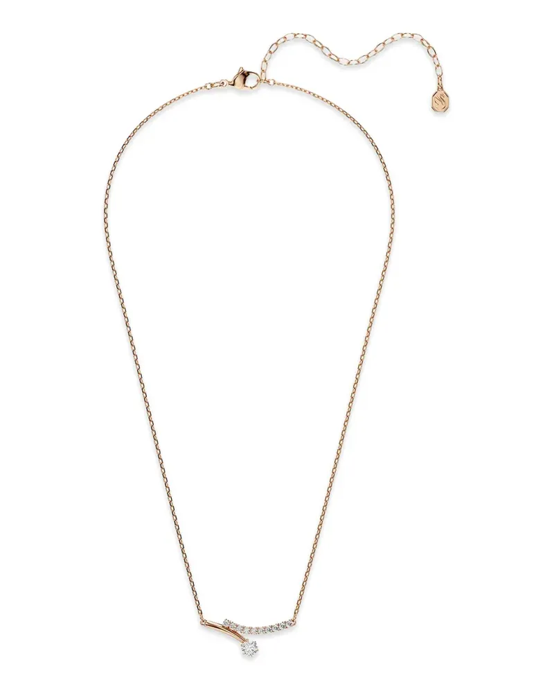 Swarovski Matrix Halskette mit Kristallen - Rosa Rosa