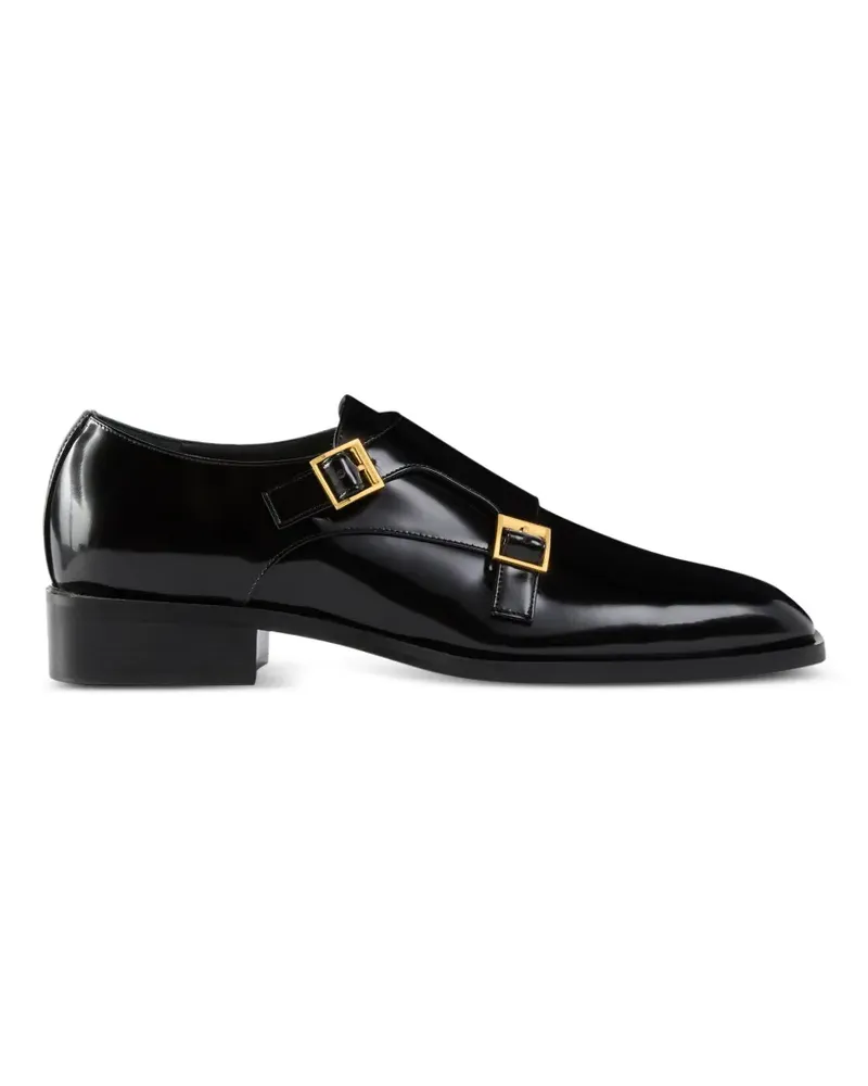 Giuseppe Zanotti Donnie Monk-Schuhe - Schwarz Schwarz