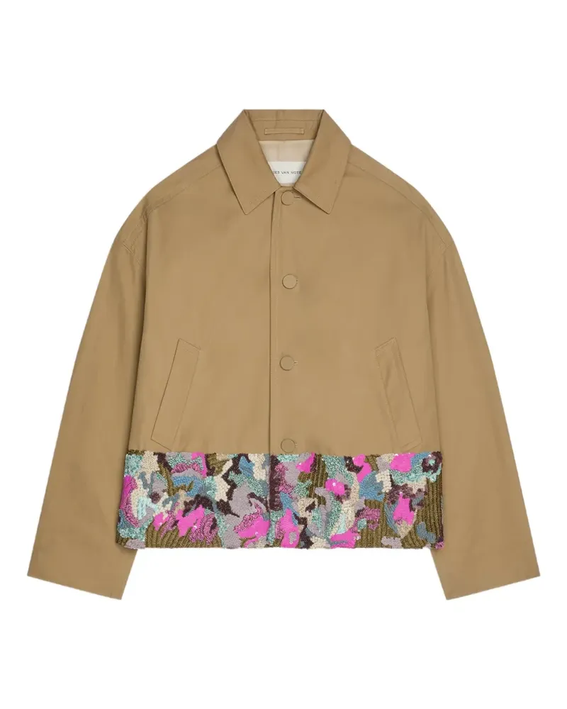 Dries van Noten Jacke mit Stickerei - Nude Nude