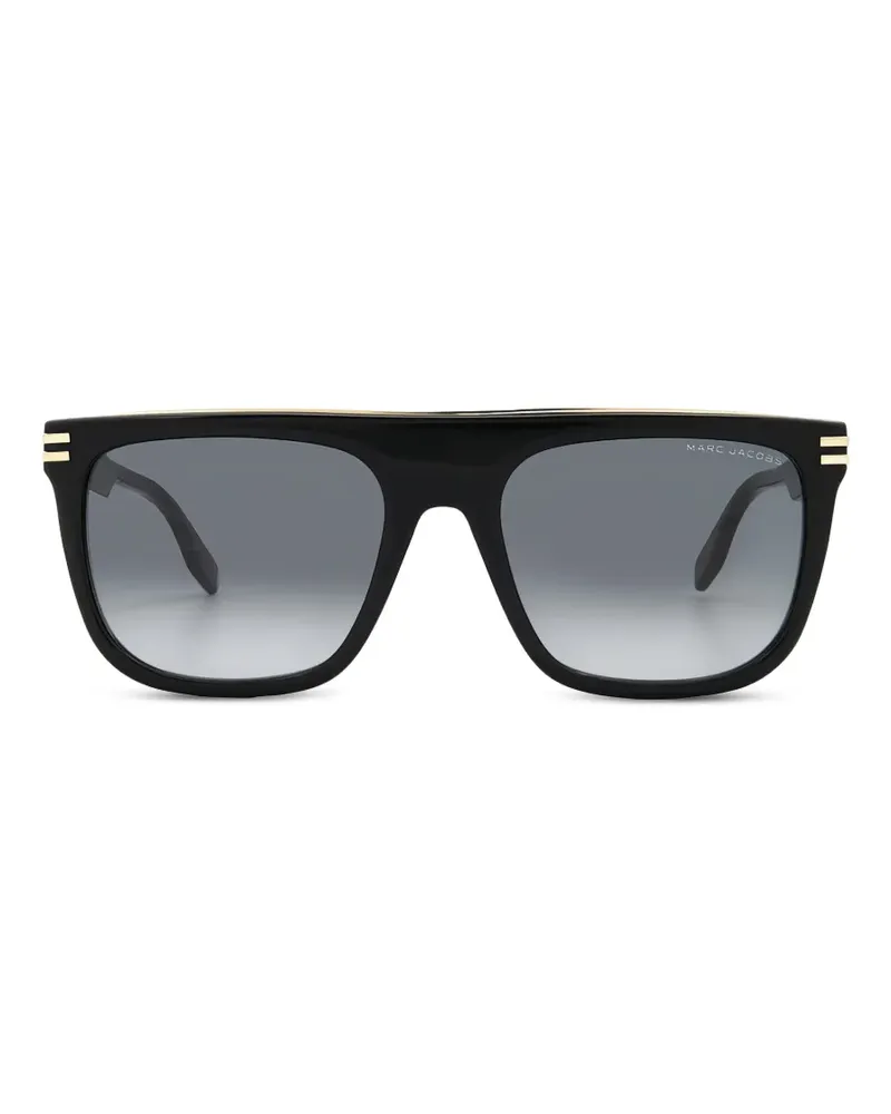 Marc Jacobs Eckige Sonnenbrille - Schwarz Schwarz