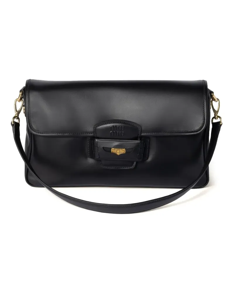 Miu Miu Penny Schultertasche - Schwarz Schwarz