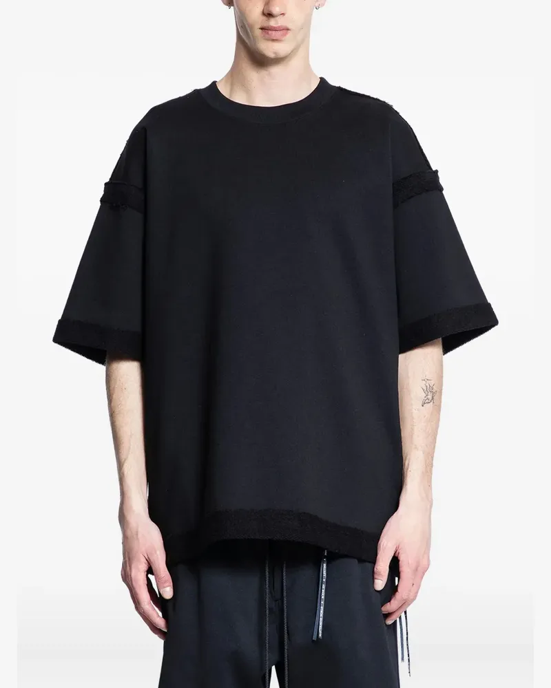 Mastermind World T-Shirt mit Totenkopf-Applikation - Schwarz Schwarz