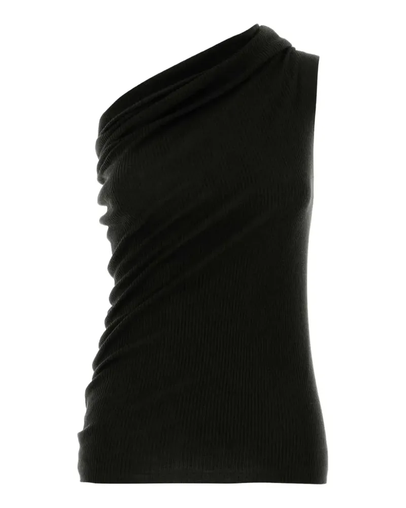 Rick Owens Athena one-shoulder top - Schwarz Schwarz