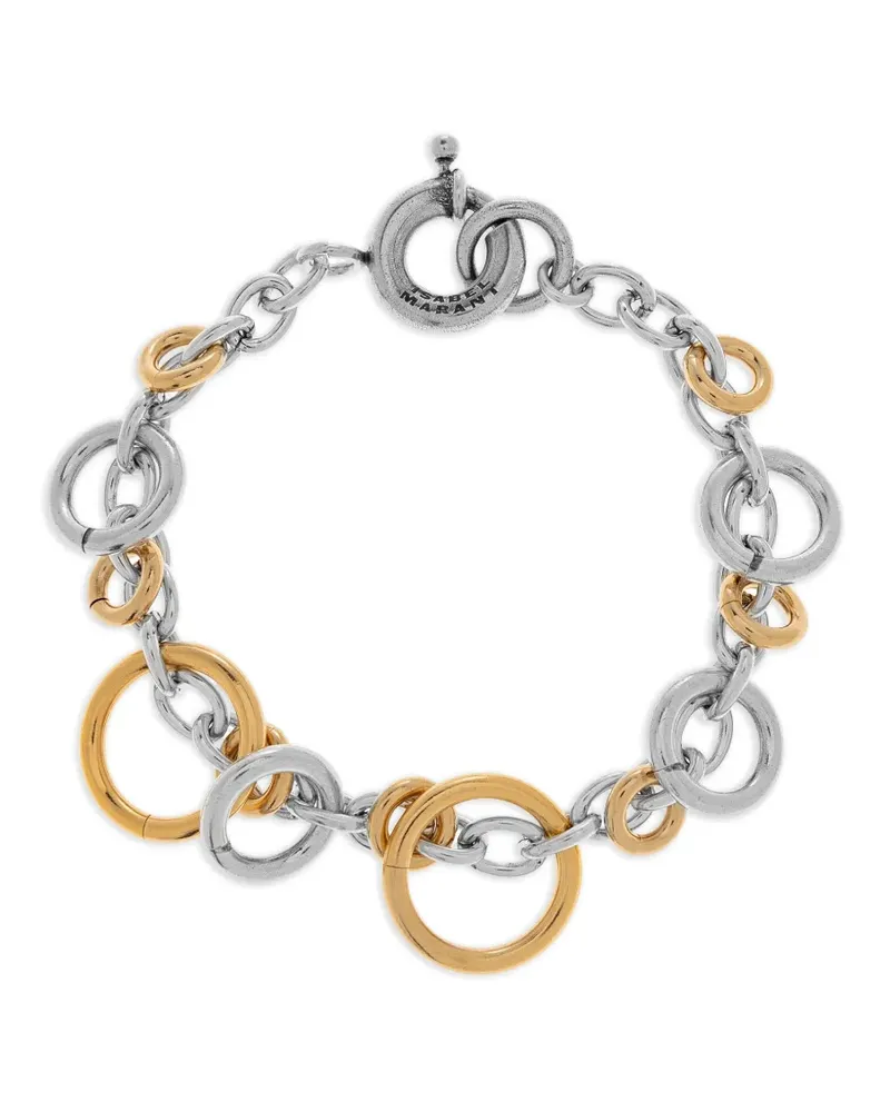Isabel Marant Armband mit Kettenring - Silber Silber
