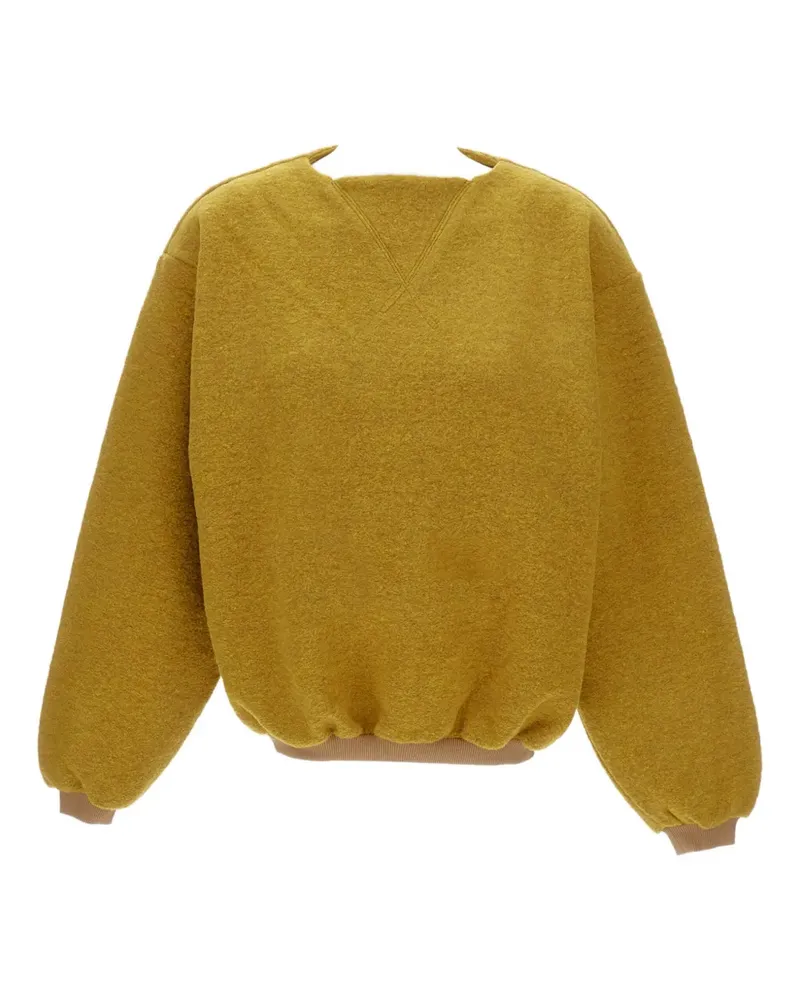 TANAKA Sweatshirt aus Wolle - Gelb Gelb