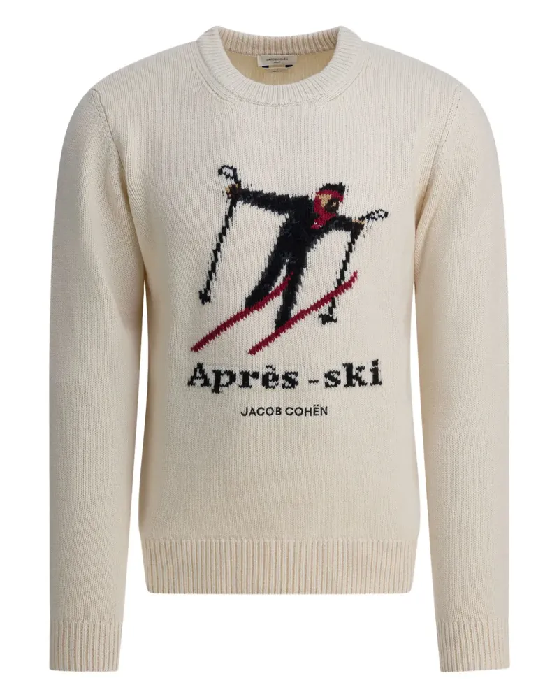 Jacob Cohën Klassischer Intarsien-Pullover - Nude Nude