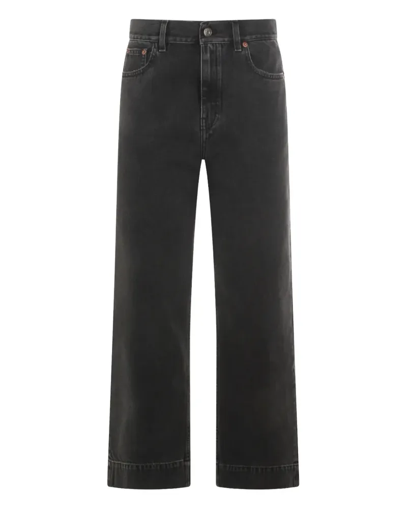 Chloé Jeans mit aufgesetzter Tasche - Schwarz Schwarz