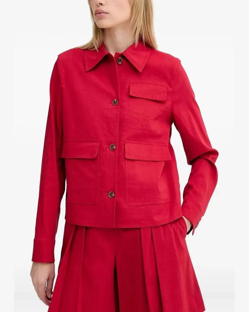 Theory Jacke mit Klappentasche - Rot Rot