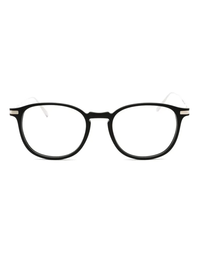 Cutler and Gross Brille mit rundem Gestell - Schwarz Schwarz