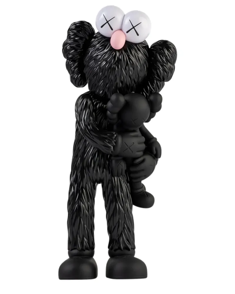 KAWS Companion' Figur - Schwarz Schwarz