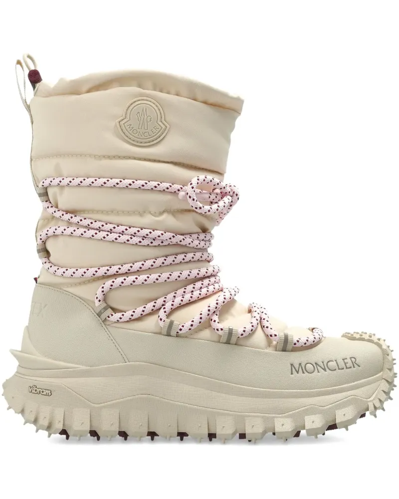 Moncler Trailgrip Stiefel mit Schnürung 45mm - Nude Nude