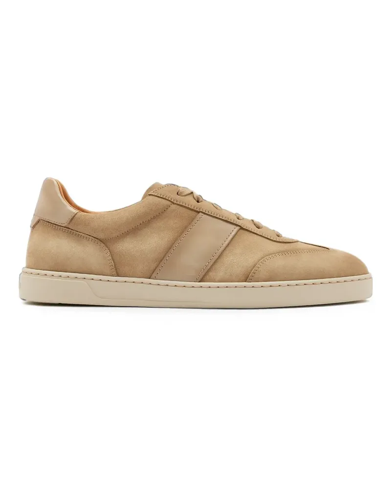 Magnanni Sneakers mit Wildledereinsätzen - Nude Nude