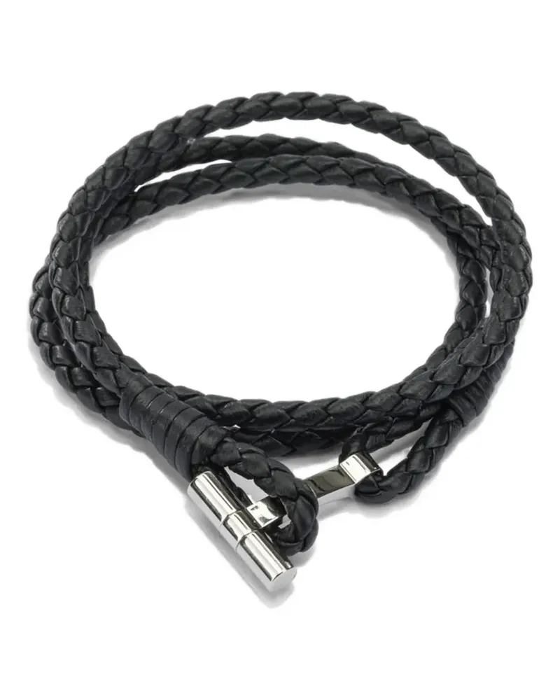 Tom Ford braided leather necklace - Schwarz Schwarz