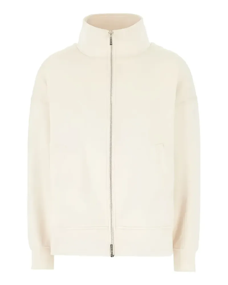 MOORER Waldas zip-up jacket - Nude Nude