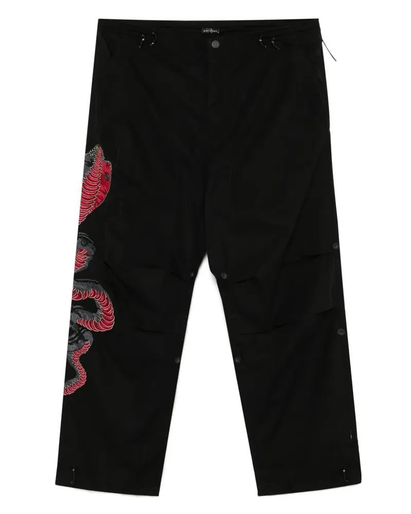 maharishi Ying Yang Cobra-Hose - Schwarz Schwarz