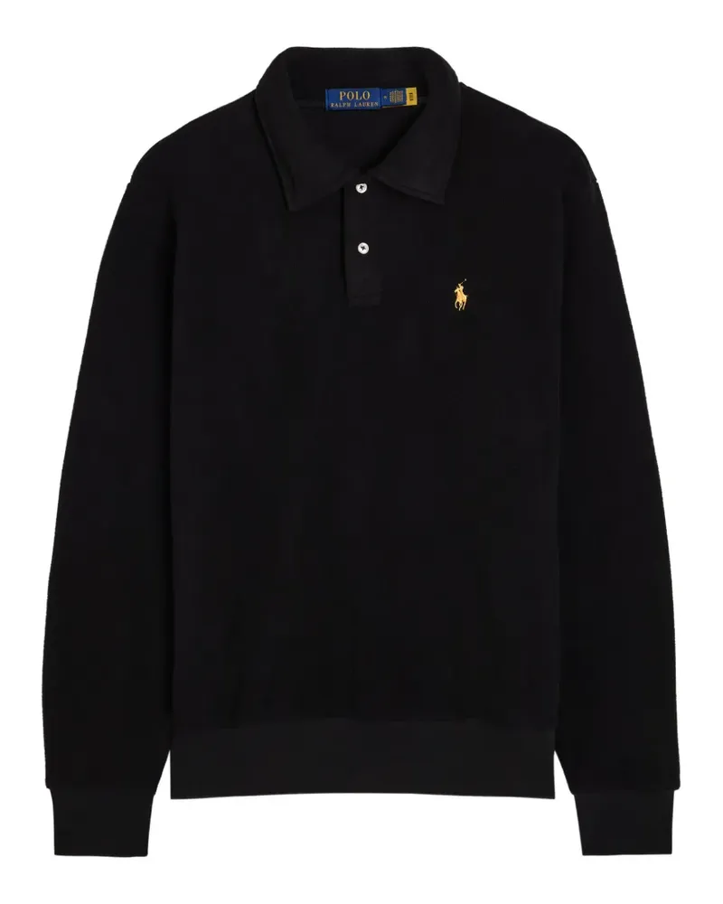 Ralph Lauren logo-embroidery polo shirt - Schwarz Schwarz