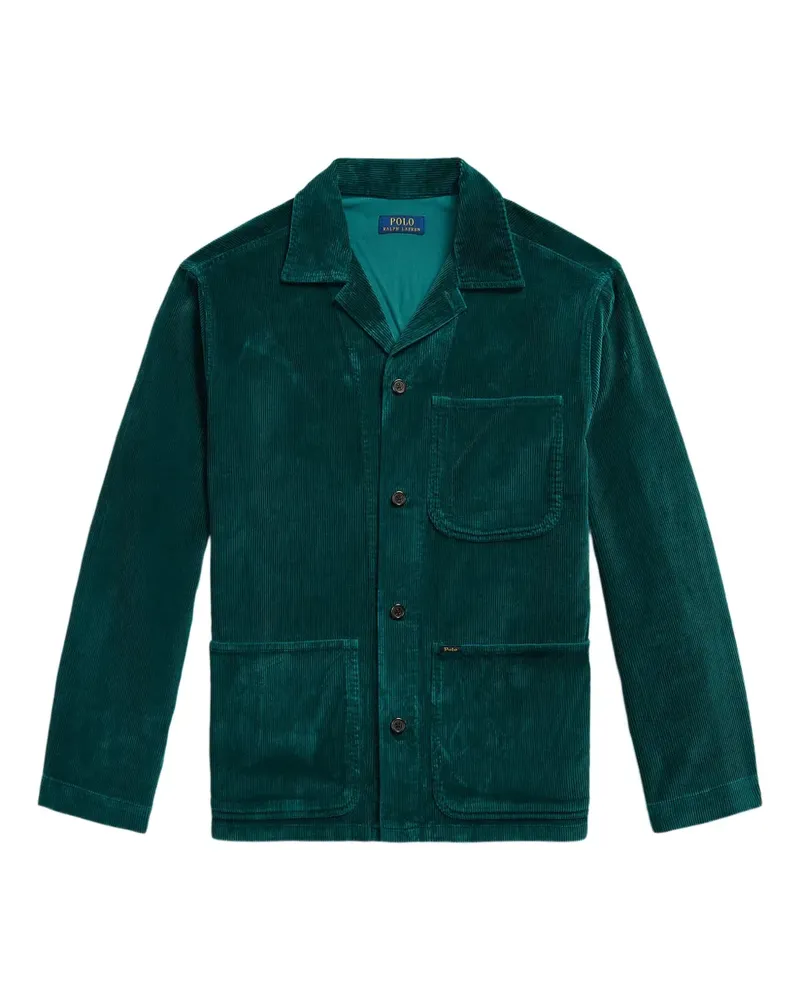 Ralph Lauren Hemdjacke aus Cord - Grün Grün