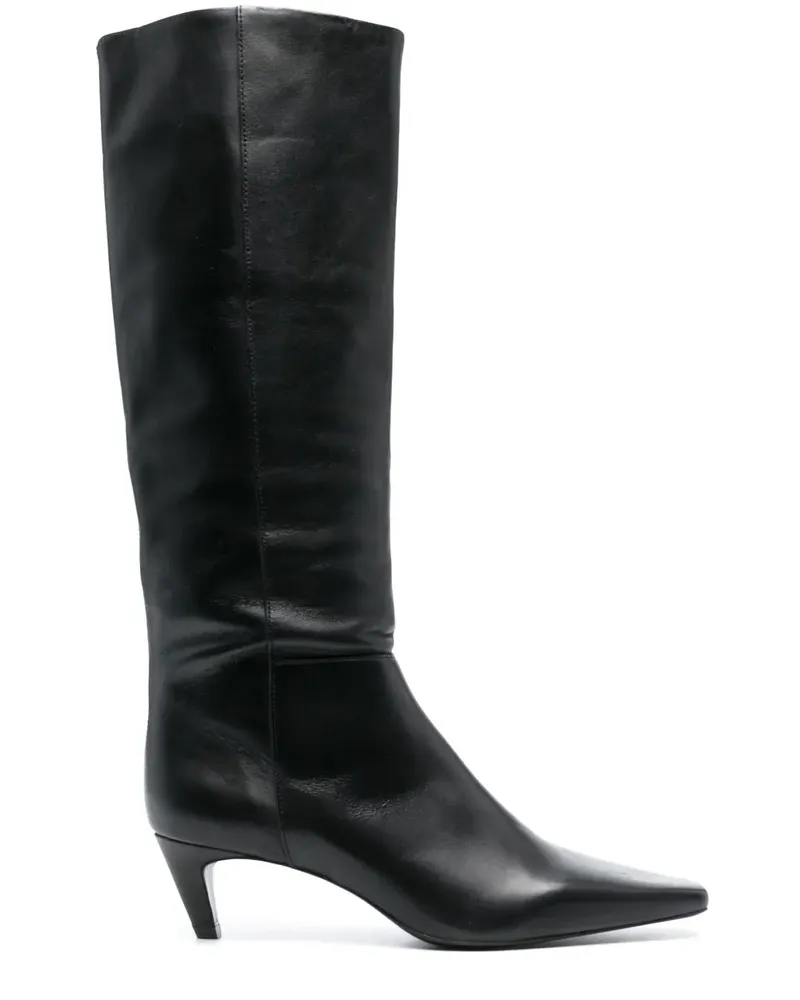 Reformation Remy Stiefel 50mm - Schwarz Schwarz