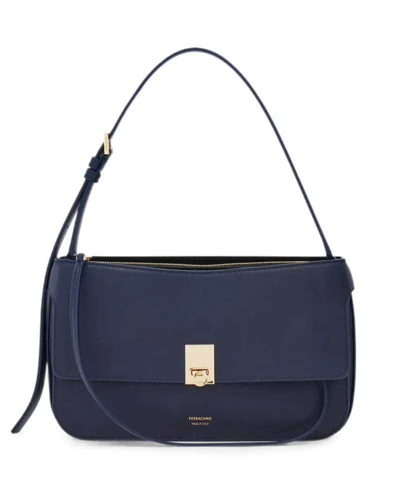 Ferragamo XS Cara Schultertasche - Blau Blau