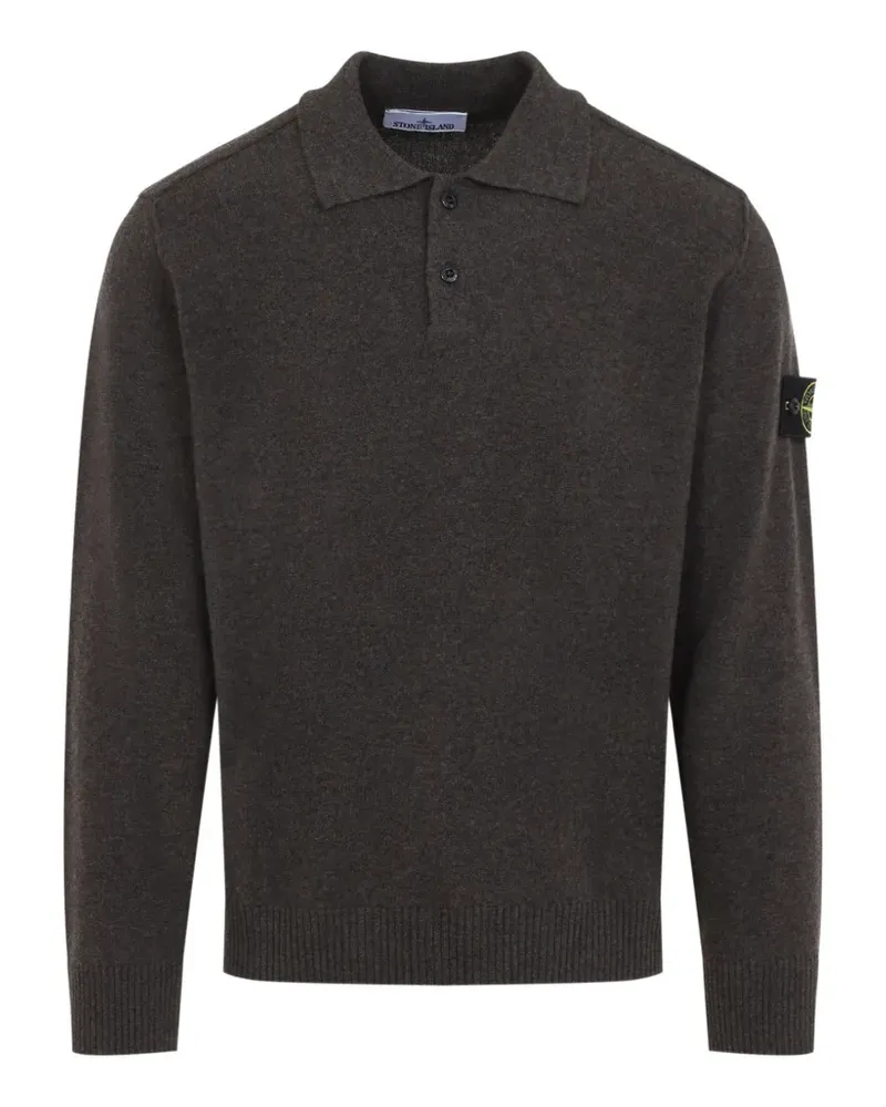 Stone Island 5100018 leichter RWS Geelong Wollpullover - Braun Braun