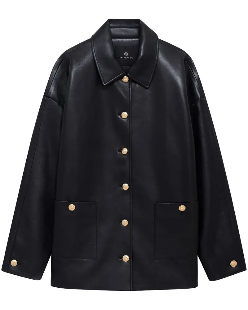 Anine Bing Luca Jacke - Schwarz Schwarz