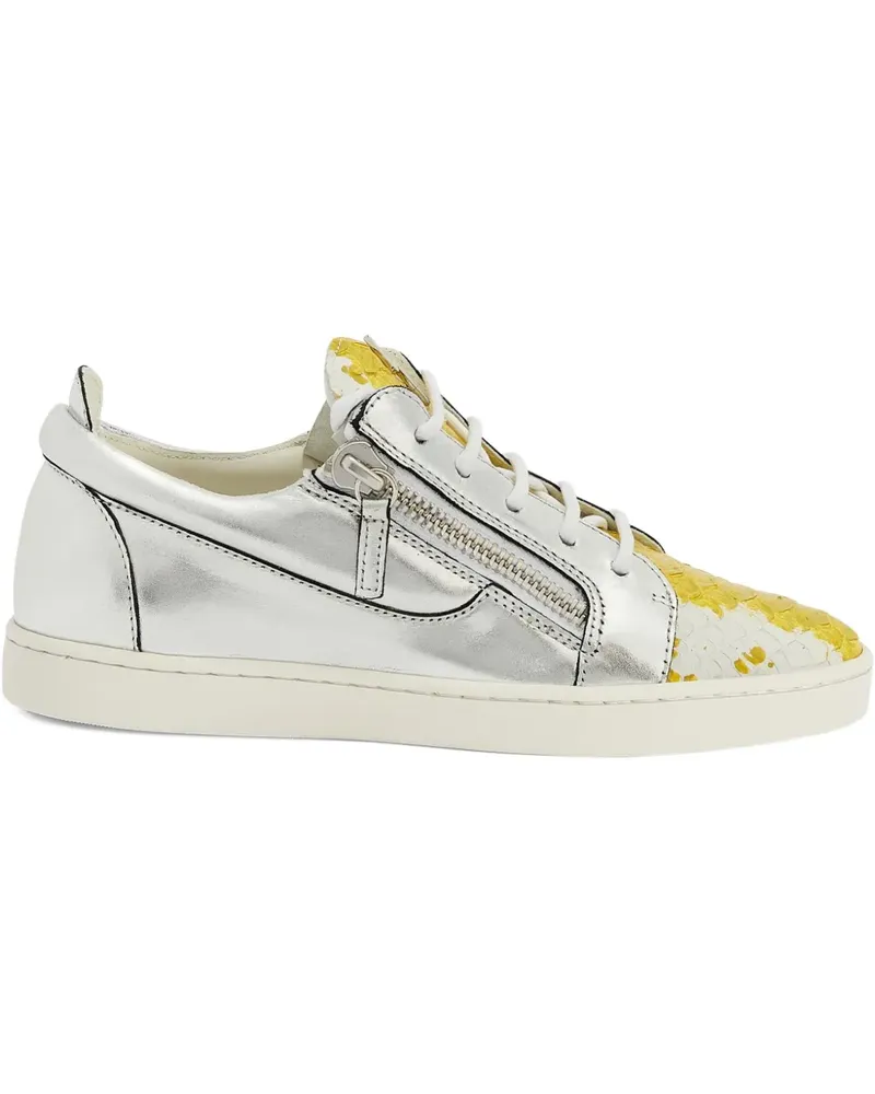 Giuseppe Zanotti Nicki Sneakers im Metallic-Look - Grau Grau