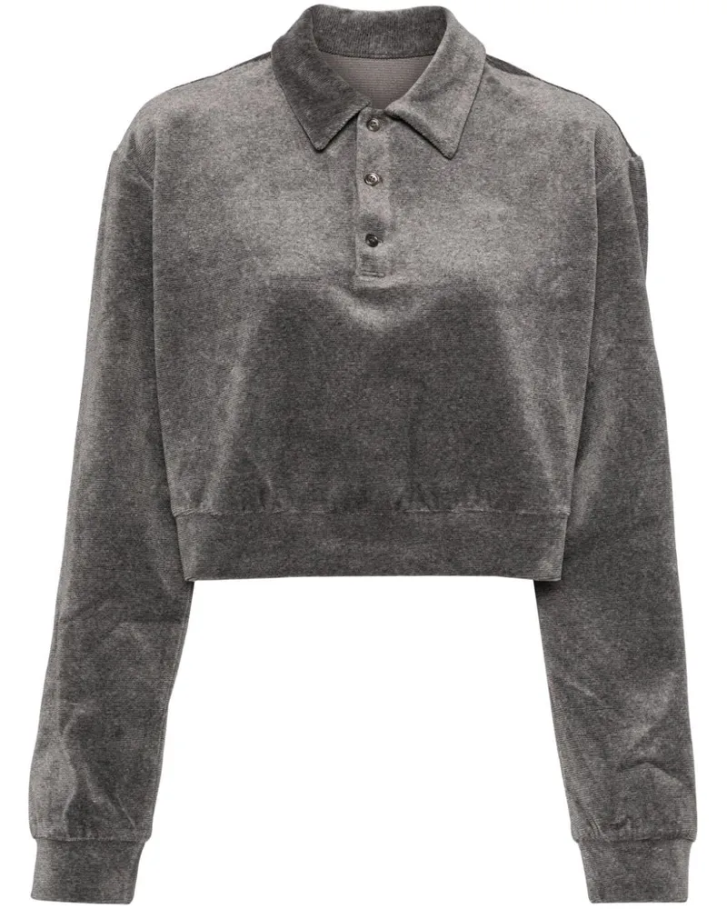 JNBY Sweatshirt aus Cord mit klassischem Kragen - Grau Grau
