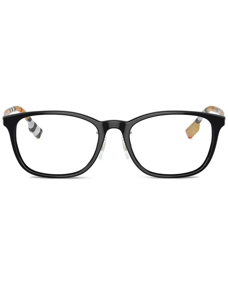 Burberry Brille mit eckigem Gestell - Schwarz Schwarz
