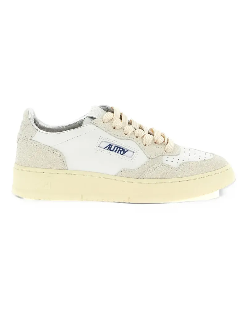 AUTRY Medalist Low perforated panelled sneakers - Weiß Weiß