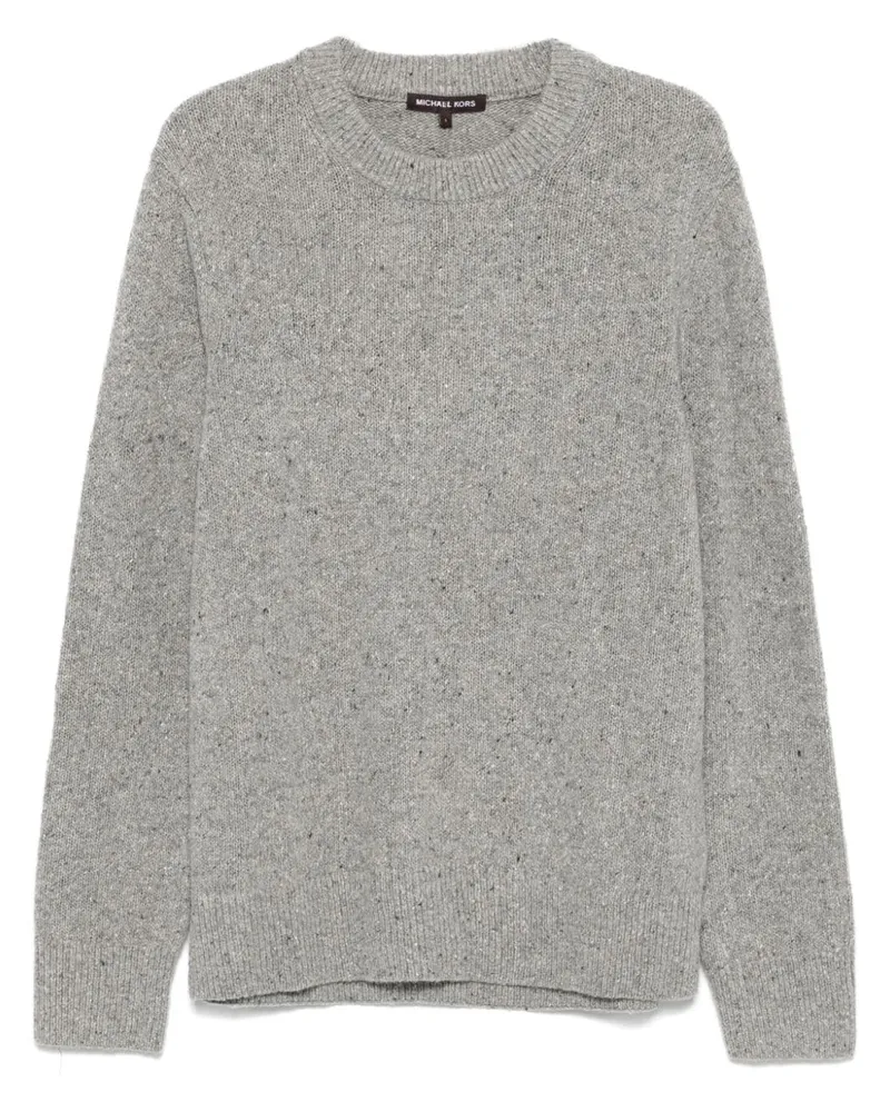 Michael Kors Fein gestrickter Pullover - Grau Grau