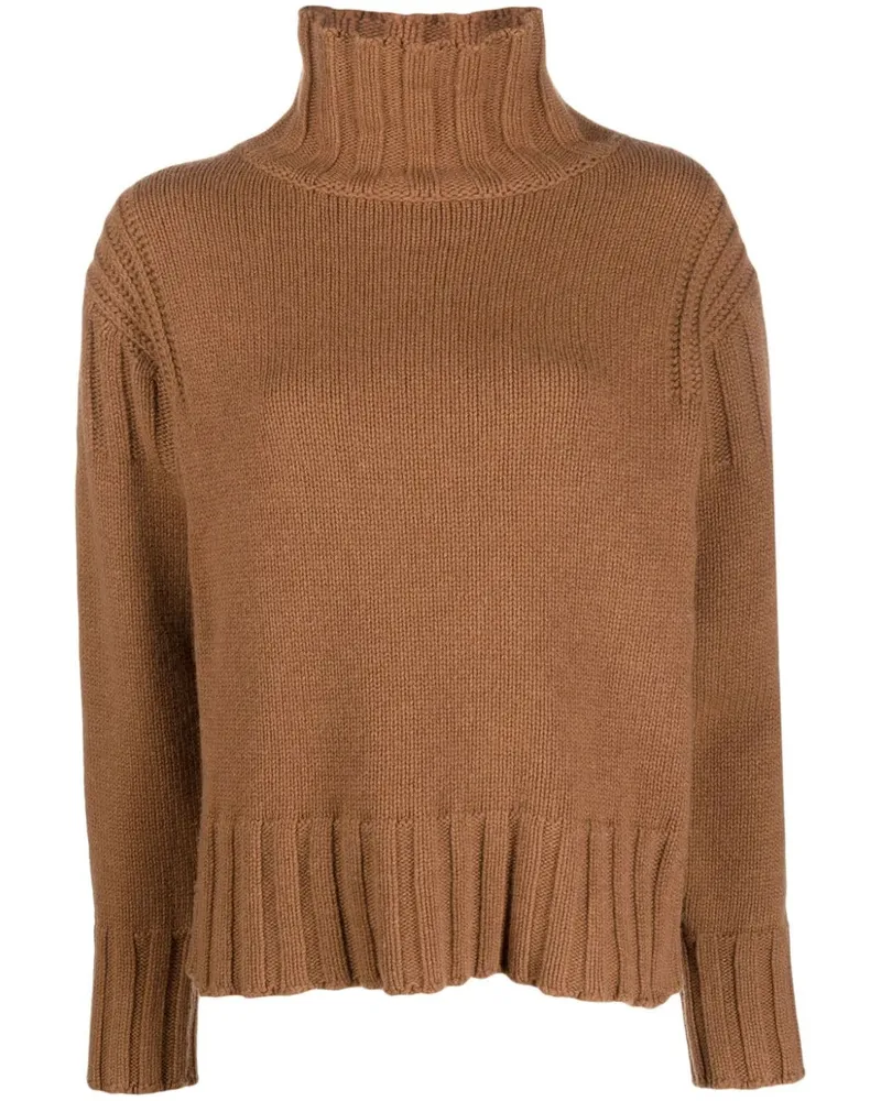 Jil Sander Kaschmirpullover mit Rollkragen - Braun Braun