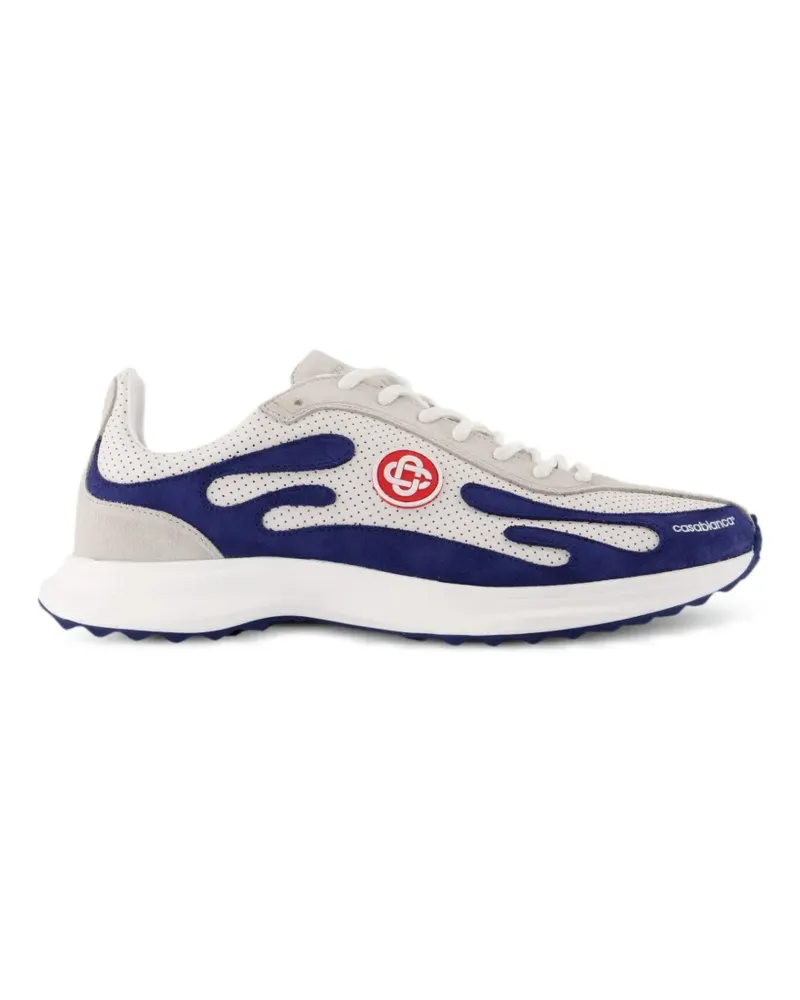 Casablanca Paris Stade Sneakers mit Logo-Patch - Weiß Weiß