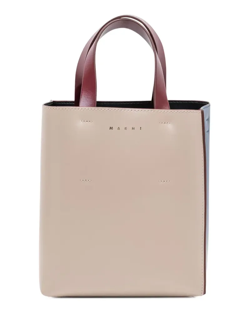 Marni mini Museo tote bag - Nude Nude
