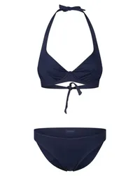 FISICO-Cristina Ferrari Klassischer Neckholder-Bikini Blau