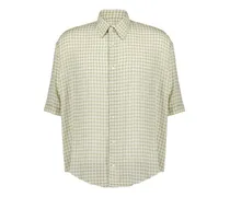 Hemd mit Vichy-Karo - Nude