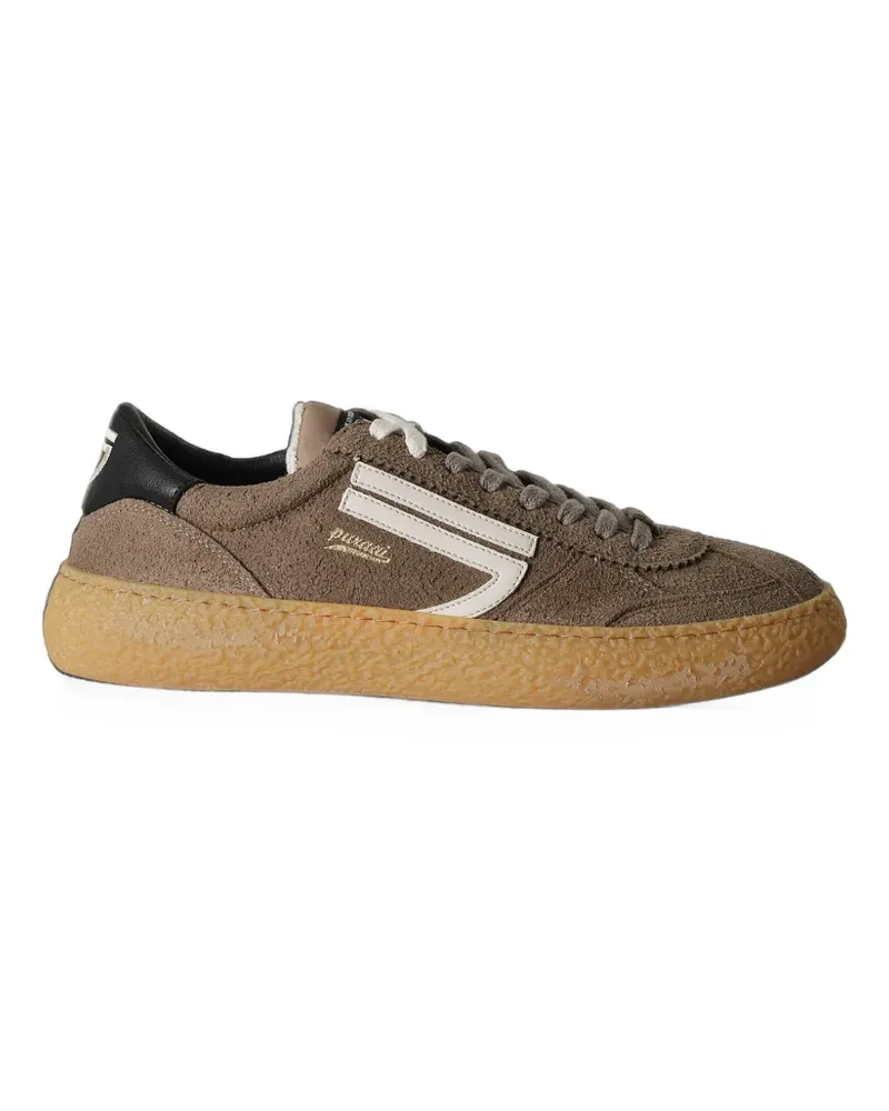 Puraai 1.01 Vintage Sneakers mit Logo - Braun Braun