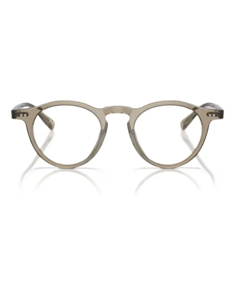 Oliver Peoples Brille mit rundem Gestell - Nude Nude