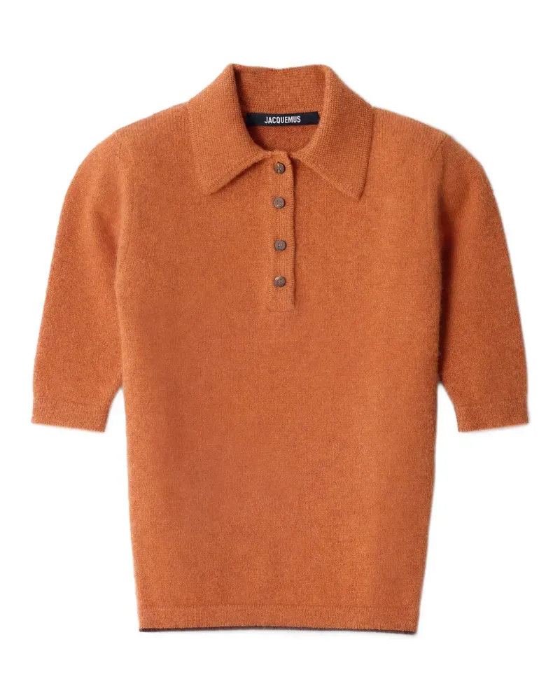 Jacquemus The Cachemire polo shirt - Orange Orange