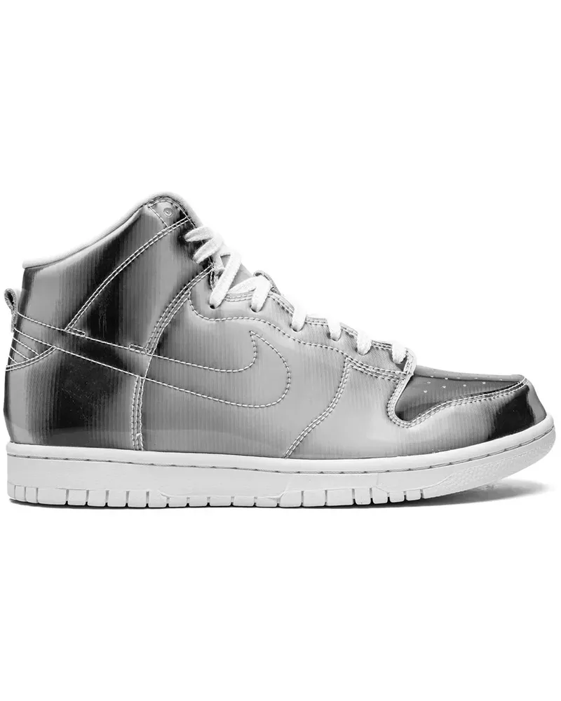 Nike x CLOT Dunk High Flux Sneakers - Silber Silber