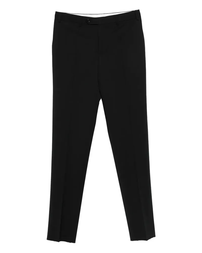 Canali Hose mit geradem Bein - Schwarz Schwarz