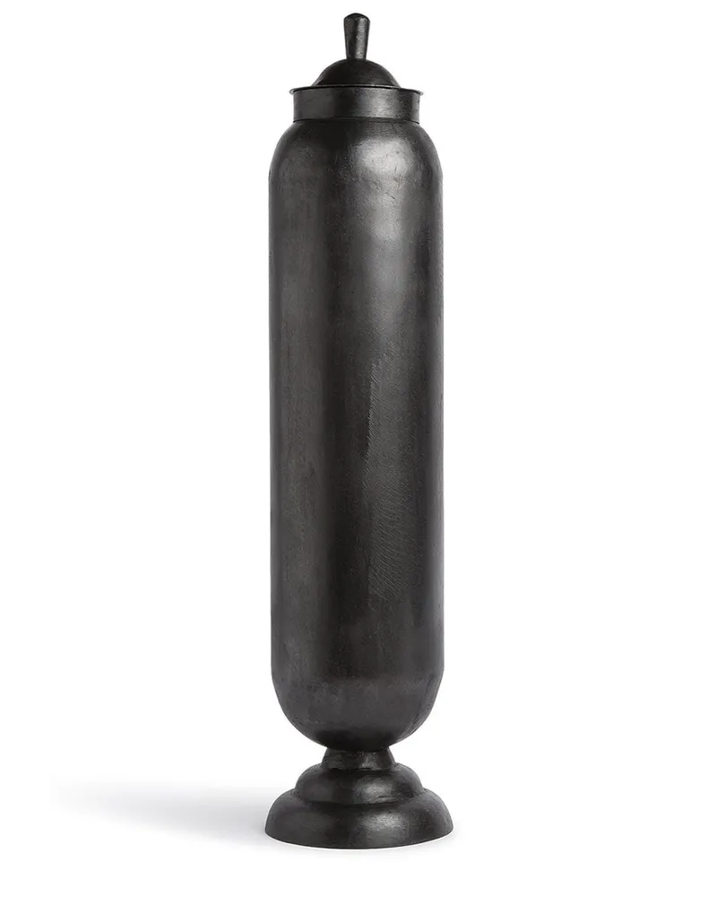 MAD et LEN Matte 'Gustave' Vase Schwarz